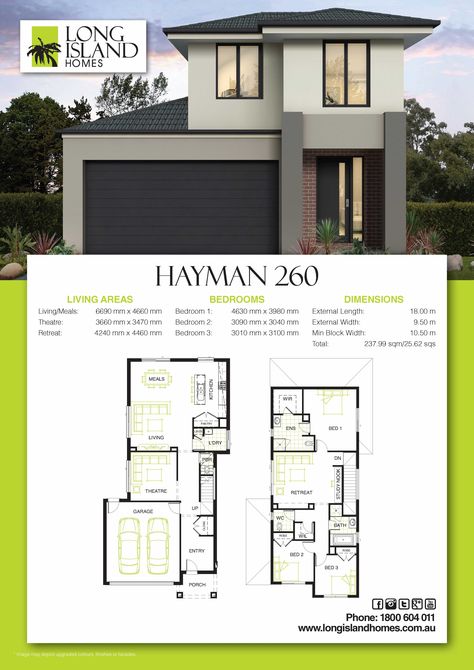 Small House Pictures, Simple Home Design, Flat House Design, Two Story House, Modern Villa Design, Modern Bungalow House, Simple House Design, Model House Plan, Architectural House Plans