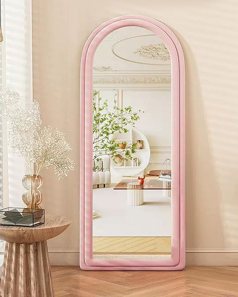 Arched Full Length Mirror, Arched Floor Mirror, Full Length Mirror Stand, Tall Mirror, Freestanding Mirrors, Full Length Mirror Wall, Full Body Mirror, Arched Mirror, Pink Mirror