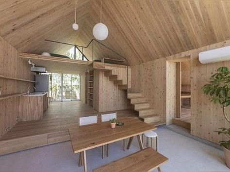 Clt House, Modular Home Builders, Architects Studio, Houses In Japan, Weekend House, Prefabricated Houses, Timber House, Architect House, Cabin Design