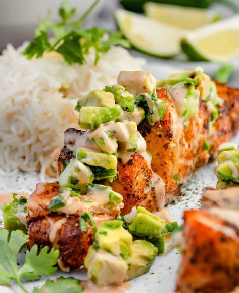 Hasselback Salmon, Crunchy Roll Sushi, Orange Glazed Salmon, Salmon Piccata, Parmesan Crusted Salmon, Baked Salmon Lemon, Delicious Salmon Recipes, Shrimp Cakes, Salmon Soy Sauce