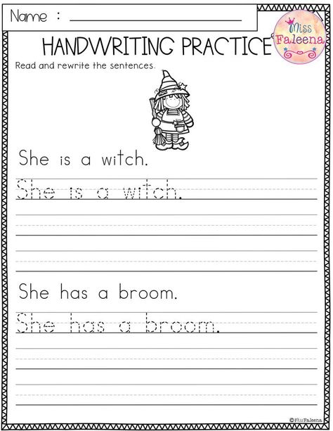 Halloween Handwriting. This product has 20 pages of handwriting worksheets. This product will teach children reading and writing simple sentences. Children will read, trace and rewrite sentences. This product is great for Kindergarten or first graders. You can use as a classroom activities, morning work, word work and literacy centers.Kindergarten | First Grade |Second Grade | Reading | Writing | Handwriting Practice | Printables | Morning Work | homework | Halloween Phonic Book, Halloween Handwriting, Writing Simple Sentences, Handwriting Worksheets For Kindergarten, Second Grade Reading, Written Expression, Centers Kindergarten, Handwriting Worksheets For Kids, Halloween Downloads