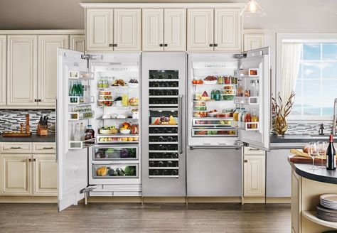 Thermador Refrigeration Thermador Refrigerator, Kitchen Appliance Trends, Refrigerator Brands, Thermador Appliances, Large Refrigerator, Best Refrigerator, Kitchen Appliances Luxury, Luxury Appliances, Kitchen Appliance Packages