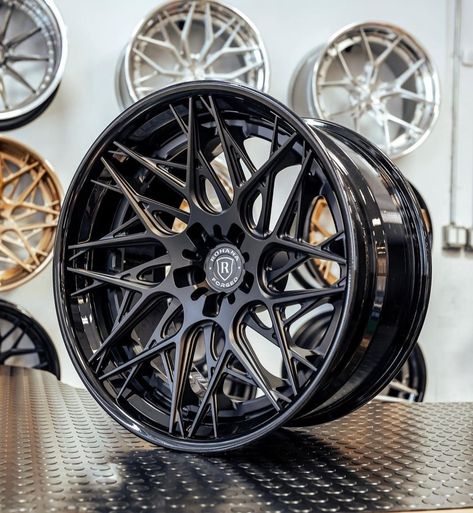 Cars Modification, Black Rims Truck, Ford Racing Engines, Kereta Sport, Rotiform Wheels, Custom Wheels Cars, Truck Rims, Black Truck, Car Wheels Rims