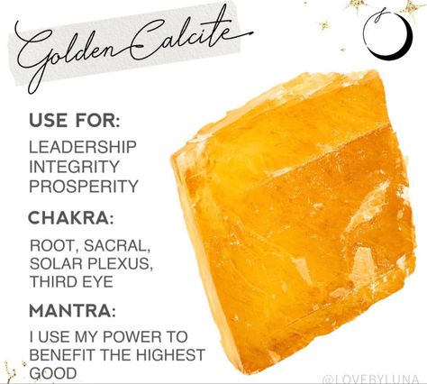 Golden Calcite, Yellow Crystals, Crystal Aesthetic, Plexus Products, Crystals And Gemstones, Stones And Crystals, Crystals, Yellow