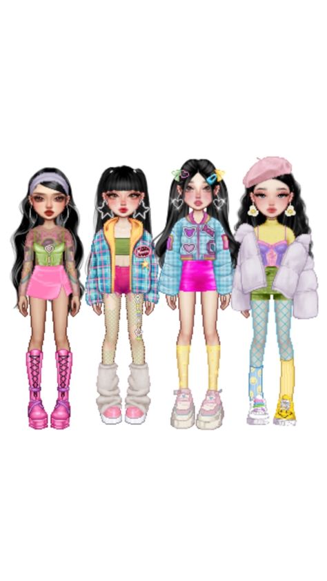 Dance Style Outfits, Colour Combinations Fashion, Bratz Inspired Outfits, Lee Young, Preformance Outfits, Model Looks, Chinese Hairstyle, Fashion Inspiration Design, Dance Fashion