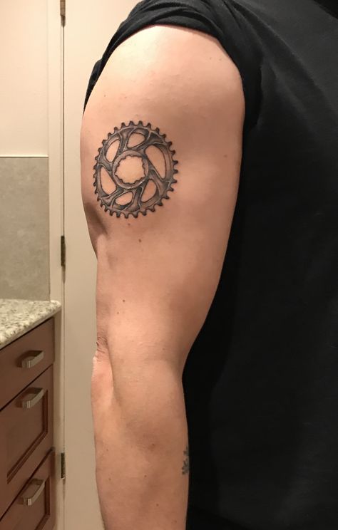 Sprocket Tattoo Sprocket Tattoo, Dreamcatcher Tattoo, Bicycle, Tattoos, Pins