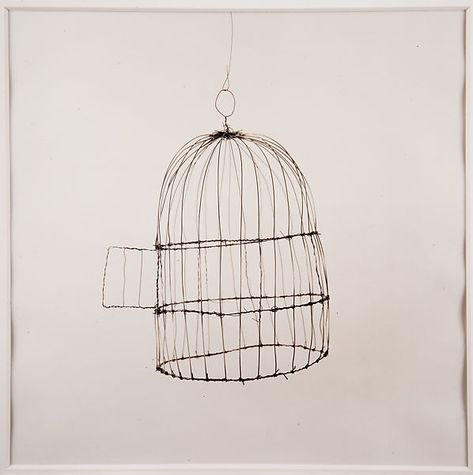 Bird Cage Painting, Cage Aesthetic, Bird Cage Art, Cage Drawing, Broken Vows, Cage Art, Vik Muniz, Birds Cage, Bird Cage Design