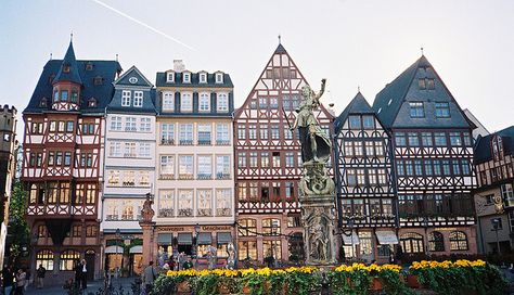 Traditional German Architecture | Traditional German Architecture | Flickr - Photo Sharing! Römerberg Frankfurt, Architecture Traditional, Germany Frankfurt, Travel Language, German Houses, German Travel, Timber Frame Building, German Architecture, Neuschwanstein Castle