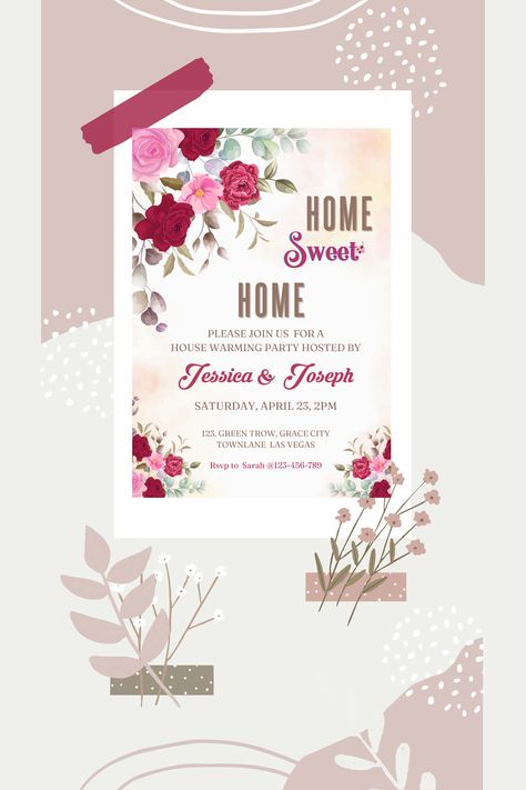 house warming,house warming invite,house warming party,new home invitation,invitation for men,text invite,digital invite,printable invite,modern invitation,minimal invitation,home sweet home,invitation template,editable invitation Housewarming Evite, Invitation Housewarming, Minimal Invitation, House Warming Party, House Warming Invitations, House Blessing, Party House, Digital Invite, Modern Invitation