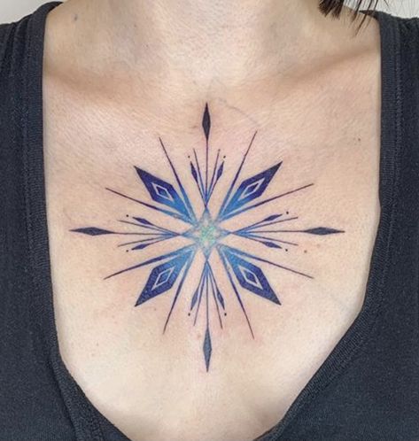 Ice Tattoo Design, Frost Tattoo, Ice Tattoo Ideas, Ice Tattoo, Frozen Tattoo, Blue Flower Tattoos, Cosmic Tattoo, Snow Tattoo, Snow Flake Tattoo