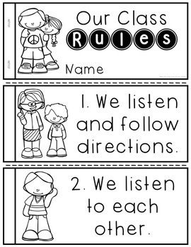 Responsibility Lessons, Preschool Classroom Rules, Prek Learning, September Ideas, Welcome To School, Class Rules, First Day Of School Activities, School Rules, Preschool Class