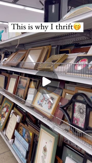 113K views · 5.9K likes | Breeya Shade on Instagram: "Whenever I go to the thrift store one of the first sections I go to is the frames. It is so easy to update these into looking like antique pieces!   Of course I’d prefer an antique frame… but for $2.99 this will do 😄  Products:  - Antique Gold Rub-n-Buff - Brown antiquing wax  - Etsy photo printed on regular paper with top coat over top (this didn’t really do anything though)   #thisiswhyithrift #thrifting" Thrift Store Frames, Thrifted Frames, Rub N Buff, Antique Frame, Gallery Wall Frames, Antique Frames, Store Organization, Silver Frame, Top Coat