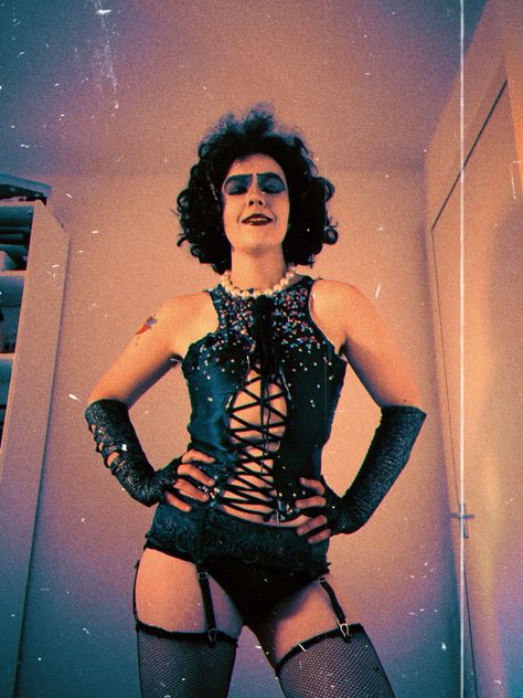 Rocky Horror Picture Show Costume Frankenfurter, Dr Frankenfurter Cosplay, Franken Furter Costume, Dr Frankenfurter Costume Women, Dr Frank N Furter Costume, Dr Frankenfurter Costume, Frankenfurter Costume, Mollie Aesthetic, Frank N Furter Costume