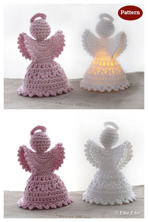 Christmas Angel Crochet Pattern Crochet Angel Pattern Free, Crocheted Angels Free Pattern, Crochet Angels Free Pattern, Crochet Christmas Angel, Angel Crochet Pattern Free, Angel Crochet Pattern, Christmas Angel Doll, Crochet Angel Pattern, Christmas Angel Crafts