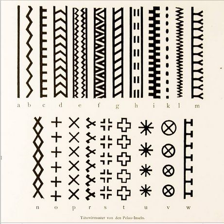 Palauan tatoo designs, Joest, 1887. [via http://instagram.com/tattoohistorian Philippines Tattoo, Tato Lengan Bawah, Hawaiian Tattoos, Island Tattoo, Filipino Tattoos, Maori Tattoos, Polynesian Tattoo Designs, Design Dragon, Samoan Tattoo