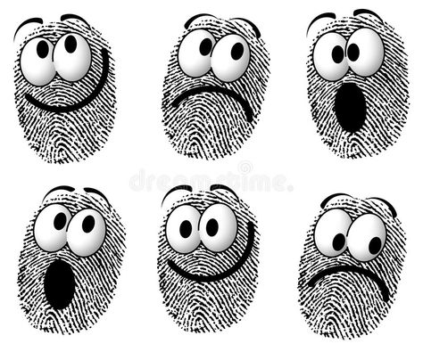 Fingerprint Cartoon Faces. An illustration featuring a silly group of fingerprin , #AFFILIATE, #illustration, #featuring, #silly, #Fingerprint, #Cartoon #ad Fingerprint Art Kids, Thumb Painting, Fingerprint Cards, Thumbprint Art, Fingerprint Crafts, Fingerprint Art, Finger Art, Thumb Prints, Dr Suess