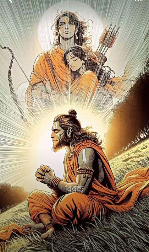 Lord Hanuman Fanart, Ramayan Pic, Ram Ji And Sita Ji, Ram Reference, Siya Ram Painting, Lord Painting, Radha Krishna Art Beautiful, Indo European, Ram Sita Photo