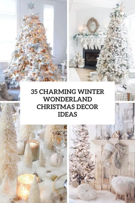 Winter Wonderland Christmas Decor, Wonderland Christmas Decor, Winter Wonderland Home Decor, Winder Wonderland, Winter Wonderland Christmas Party, Winter Wonderland Decorations, Wonderland Christmas, Festive Table Setting, Snowy Christmas Tree