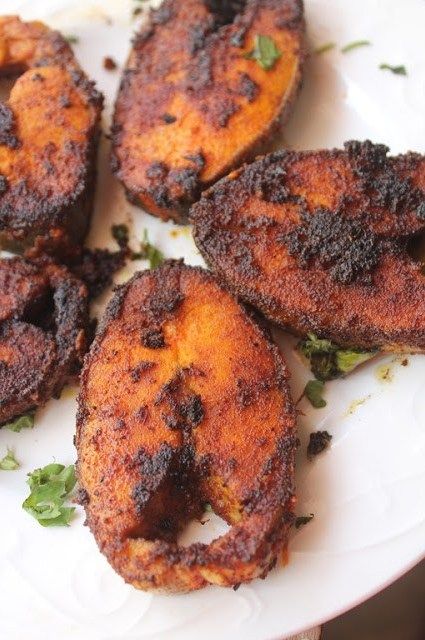 Andhra Fish Fry Recipe - Andhra Chepa Vepudu Recipe - Yummy Tummy Masala Fish Fry, Fish Fry Recipe, Masala Fish, Resep Seafood, Fish Curry Recipe, Fried Fish Recipes, Kerala Food, Fish Fry, Fish Curry