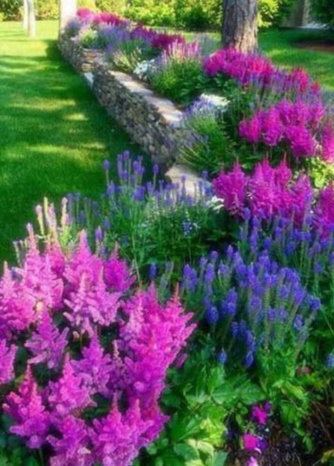 Fresh Garden Ideas For Frontyard And Backyard 32 | Front yard landscaping plans, Front yard landscaping design, Front yard garden Front Yard Flowers, Cheap Landscaping Ideas, Alpine Garden, Front Yard Design, Low Maintenance Landscaping, Front Yard Garden, Yard Design, Front Yard Landscaping Design, Garden Cottage