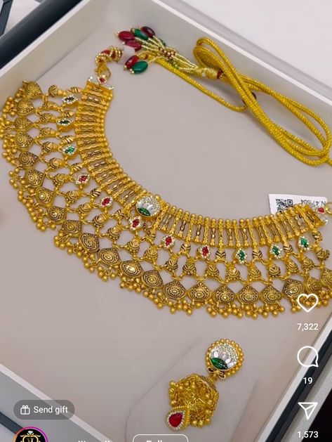 Gold Necklace Indian Bridal Jewelry Wedding, Traditional Jewelry Gold, Tanmaniya Design Gold, Gold Choker Necklace Indian Bridal, Latest Gold Choker Necklace Designs, Necklace Set Indian Bridal Jewelry, Fashion Jewelry Necklaces Gold, Turkish Jewellery, Unique Gold Jewelry Designs