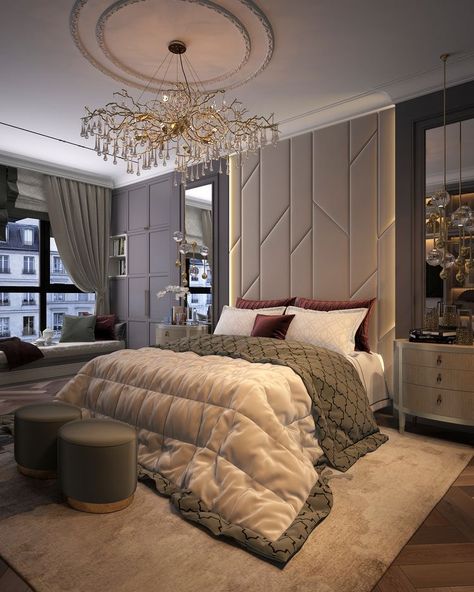 Rich Bedroom Luxury, Rich Girl Bedroom, Luxe Bedroom, Luxury Bedroom Furniture, Luxury Room Bedroom, Bedroom Interior Design Luxury, Modern Luxury Bedroom, تصميم للمنزل العصري, Luxury Bedroom Design