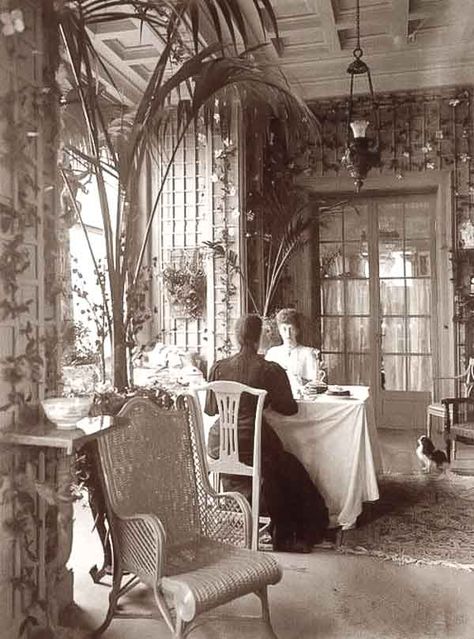 Victorian Coffered Ceiling, Victorian Table Setting, Marie Feodorovna, Outset Island, Lady Palm, Victorian Tea Room, Victorian Room, Maria Feodorovna, Victorian Life