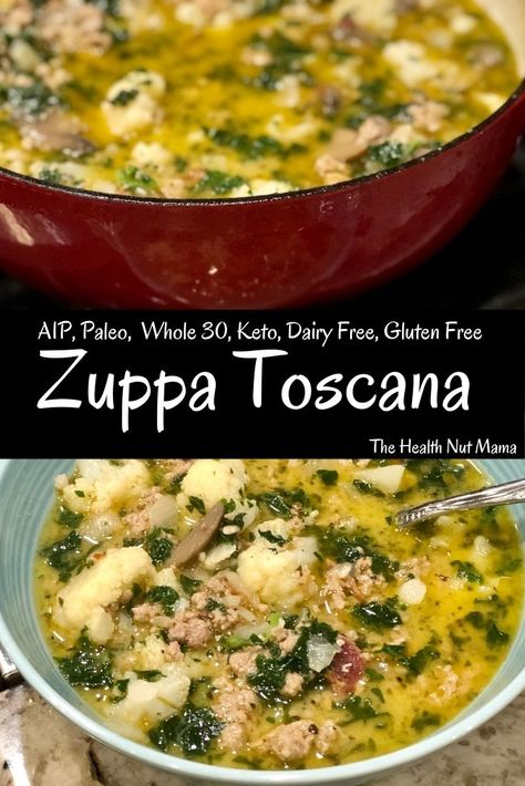 Aip Soup, Aip Lunch, Whole 30 Keto, Keto Dairy Free, Aip Keto, Paleo Soup Recipe, Aip Diet Recipes, Keto Dairy, Nightshade Free Recipes