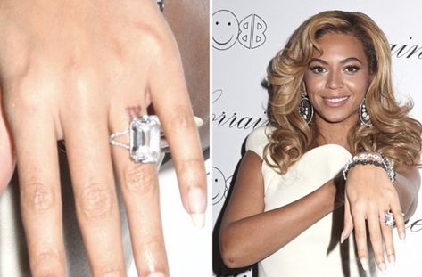 Beyonce Wedding Ring, Beyonce Engagement Ring, Most Expensive Wedding Ring, Beyonce Tattoo, Beyonce Nails, Wedding Ring Tattoos, Beyonce Jay Z, Symbolic Wedding, Beyonce Pictures