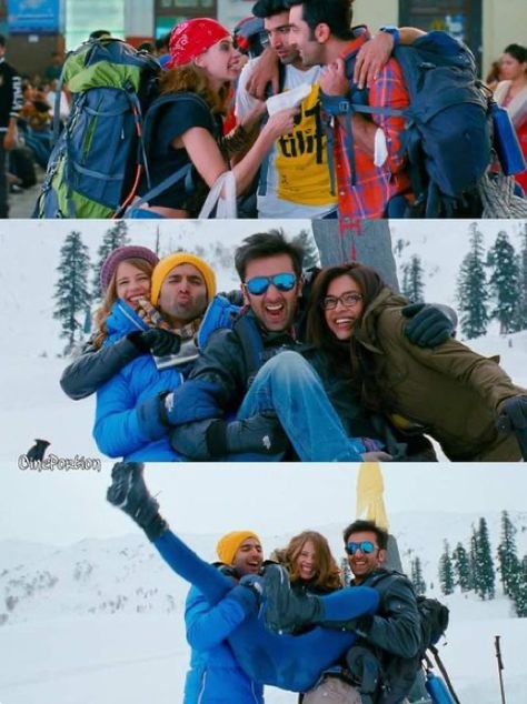 Yeh Jawani Hai Deewani Wallpapers, Yjhd Quotes Friendship, Ye Jawani Hai Deewani Wallpaper, Yeh Jawani Hai Deewani Aesthetic, Yjhd Wallpapers, Yeh Jawaani Hai Deewani Aesthetic, Yjhd Aesthetic, Bollywood Friendship, Bollywood Asthetics