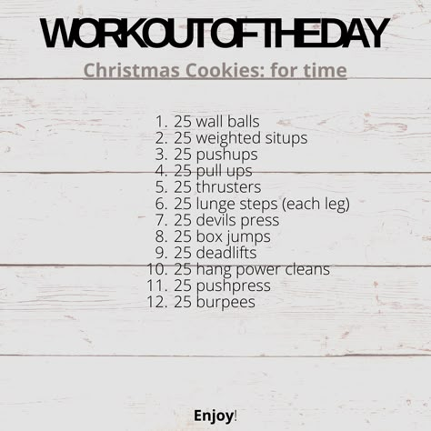 For Time Workouts, Wods Crossfit, Track Workouts, Christmas Workout, Gym Workout Plan, Holiday Workout, Gym Workout Plan For Women, Crossfit Wods, Morning Workouts