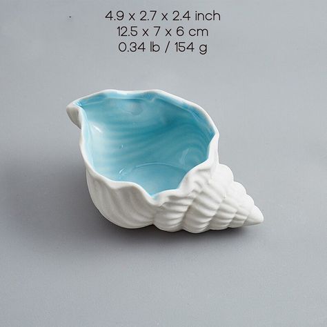 Cute Seashell/starfish Ceramic Ashtray - Etsy Turkey Bedside Tray, Ceramic Jewelry Dish, Conch Jewelry, Jewelry Tray Organizer, Ornament Storage, Cerámica Ideas, Keramik Design, Nautical Jewelry, Luxury Earrings