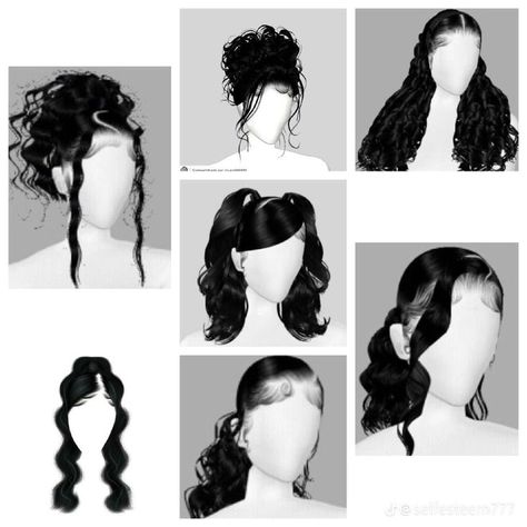 #Curly #curlyhairstyles #Coilyhairstyles #4bcurls #4bcurls #Straighthairstyles #Bald/shavenhairstyles Imvu Hairstyles, Imvu Hair, Quick Curly Hairstyles, Virtual Hairstyles, Mixed Curly Hair, Hair Mistakes, Hair Inspiration Long, Quick Natural Hair Styles, Cute Curly Hairstyles