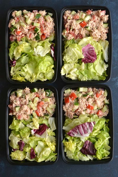 High Protein Low Carb Tuna Recipes, Easy Bowls, Tuna Wraps Recipes, Heathy Treats, Low Carb Tuna Salad, Low Carb Meal Prep, Tuna Salad Recipe, Low Carb Salad, Keto Lunch