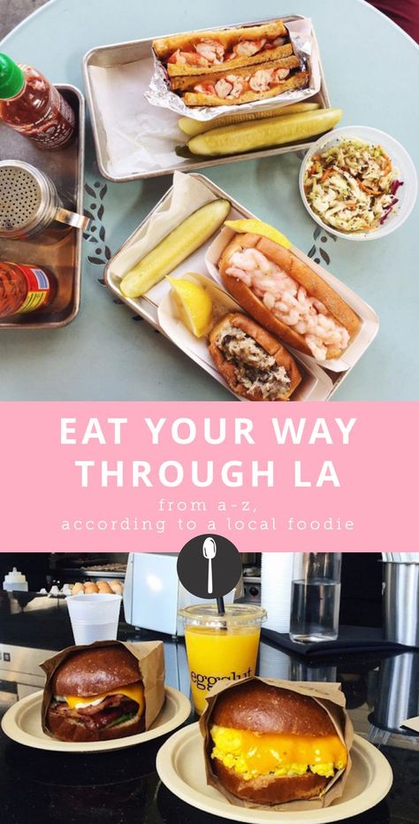 Los Angeles Travel Guide, Best Restaurants In La, La Eats, California Food, Los Angeles Food, Los Angeles Travel, La Food, Travel Recommendations, California Travel Road Trips