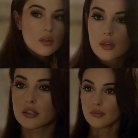 Malèna Monica Bellucci, Monica Belluci Style, Vincent Cassel, Monica Bellucci, Dark Feminine, Feminine Aesthetic, Beauty Icons, Pretty Makeup, Aesthetic Makeup