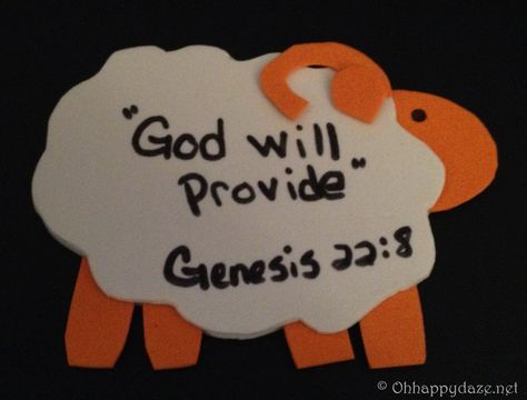 God Will Provide Ram craft Abraham Offers Isaac, Abraham Bible Crafts, Sunday School Projects, Preschool Bible Lessons, Nursery Crafts, Paper Construction, Bible Story Crafts, Preschool Bible, Sunday School Crafts For Kids