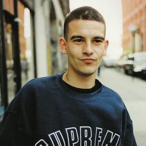 #throwback: late New York City legend and @supremenewyork OG Justin Pierce.  Photo: Ari Marcopoulos by hypebeast Skateboard P Pharrell, 90s Skaters, New York 90s Hip Hop, Street Dreams Skate Movie, Larry Clark, 90s Skate, Streetwear Shop, Kid Movies, Moving Image