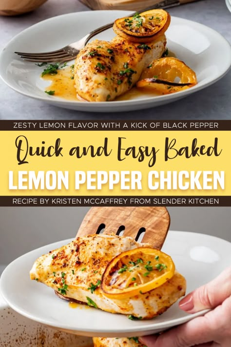 Quick and Easy Baked Lemon Pepper Chicken : ObesityHelp Lemon Pepper Baked Chicken, Lemon Pepper Chicken Breast Recipe, Baked Lemon Chicken Breast, Lemon Pepper Chicken Breast, Meal Board, Baked Lemon Pepper Chicken, Baked Lemon Chicken, Recipes With Chicken And Peppers, Bariatric Friendly Recipes