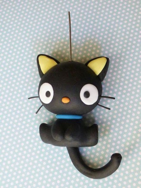 Model Magic Clay, Kawaii Tutorial, Kawaii Ideas, Easy Clay Sculptures, Crea Fimo, Polymer Clay Cat, Clay Cat, Model Magic, Polymer Clay Figures