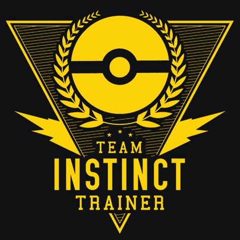 Team Instinct T-Shirt Team Instinct Spark, Pokémon Teams, Pokemon Go Team Instinct, T Shirt Pokemon, Team Instinct, Gotta Catch Them All, Pokemon Teams, All Pokemon, Funny Graphic Tees