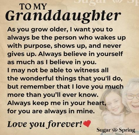 Love My Daughter Quotes, Grandkids Quotes, Love My Kids Quotes, Granddaughter Quotes, Quotes About Grandchildren, Granddaughter Gifts, Love My Wife Quotes, Grandmother Granddaughter, Grandparents Quotes