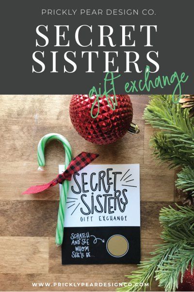 Secret Sister Gift Ideas Church, Secret Sisters Ideas For Church, Secret Sister Gift Ideas, Ministry Gifts, Girls Camp Crafts, Finals Gift, Secret Sister Gifts, Secret Santa Gift Exchange, Secret Sister