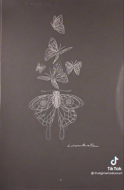 Chalkboard Butterfly, Stick Poke Tattoo, Stick Poke, Moth Butterfly, Chalkboard Decor, Poke Tattoo, Stick And Poke, Chalkboard Art, Chalk Art