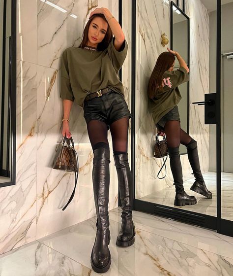 All Posts • Instagram Flat Thigh High Boots Outfit, Fold Over Boots Outfit, Thigh High Boots Outfit, Thigh High Boots Flat, Fold Over Boots, High Boots Outfit, Boots Outfit, Thigh High Boots, Thigh High