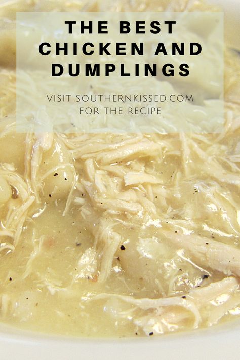 The Best Chicken And Dumplings, Easy Supper Dishes, Chicken And Dumplin Recipe, Easy Chicken Dumpling Recipes, Dumplin Recipe, Best Chicken And Dumplings, Chicken Dumplings Recipe, Homemade Chicken And Dumplings, Southern Comfort Food