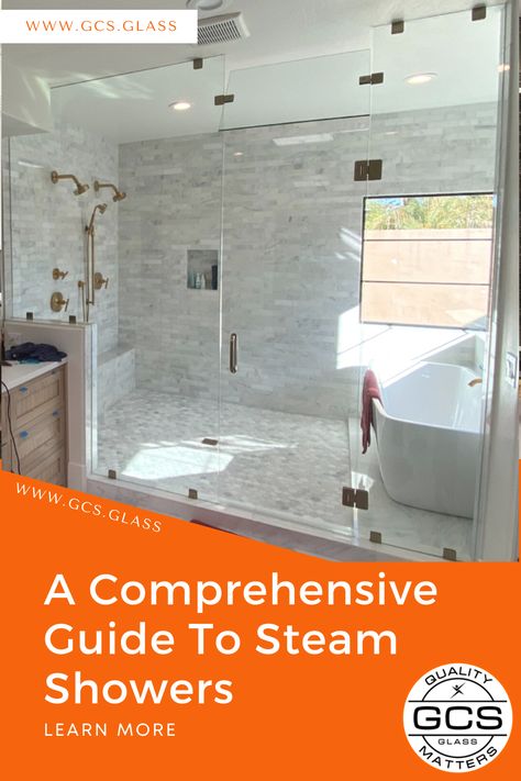 A Comprehensive Guide to Steam Showers Steam Showers With Bathtub, Steam Room With Bathtub, Steam Shower With Tub Inside, Steam Shower With Window, Indoor Steam Room, Master Bath Steam Shower Ideas, Steam Shower Ideas Master Bath Wet Rooms, Steam Shower With Tub, Steam Shower And Tub