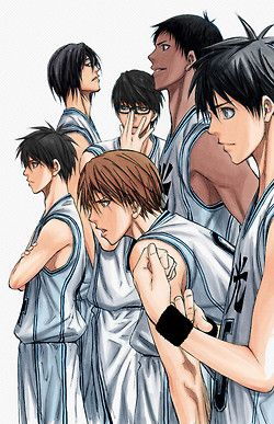 Generation of miracles with normal hair and eye colors. At least kuroko makes sense. Kuroko's Basketball Wallpaper, Anime Basket, Murasakibara Atsushi, Kise Ryota, Aomine Kuroko, Kuroko No Basket Characters, Aomine Daiki, Basketball Anime, Basket Anime