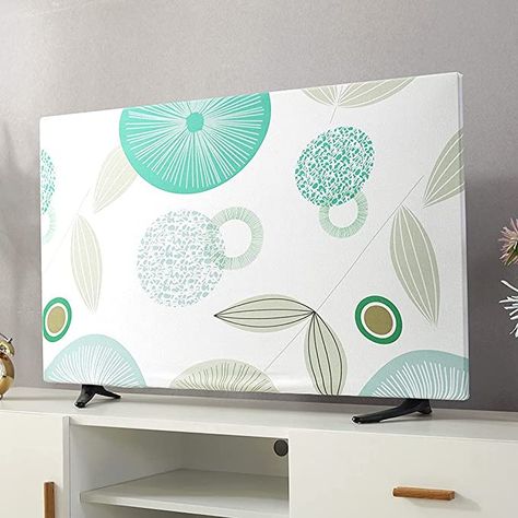 Amazon.com: Stretchable Dustproof Slipcover TV Screen Monitor Desktop Computer Dust Cover Protector Indoor Decor 22inch to 65inch (Lotus,24inch) : Electronics Tv Cover Up Hide Tv, Hide Computer Monitor, Tv Covers Up Hide Tv, Tv Cover Up, Monitor Cover, Hanging Tv, Hidden Tv, Tv Covers, Tv Display