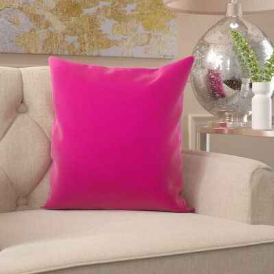 Mercer41 Treece Decorative Throw Pillow Cover Color: Fushia, Product Type: Pillow Cover Orange Pillow Covers, Pink Throw Pillows, Rectangular Pillow Cover, Orange Pillows, Cotton Throw, Velvet Throw Pillows, Decorative Throw Pillow Covers, Cotton Throw Pillow, Throw Pillow Sets